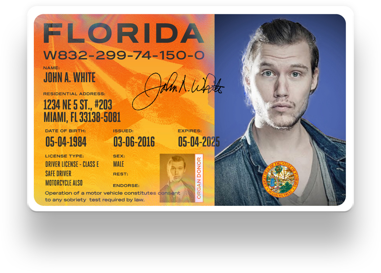 florida temporary drivers license