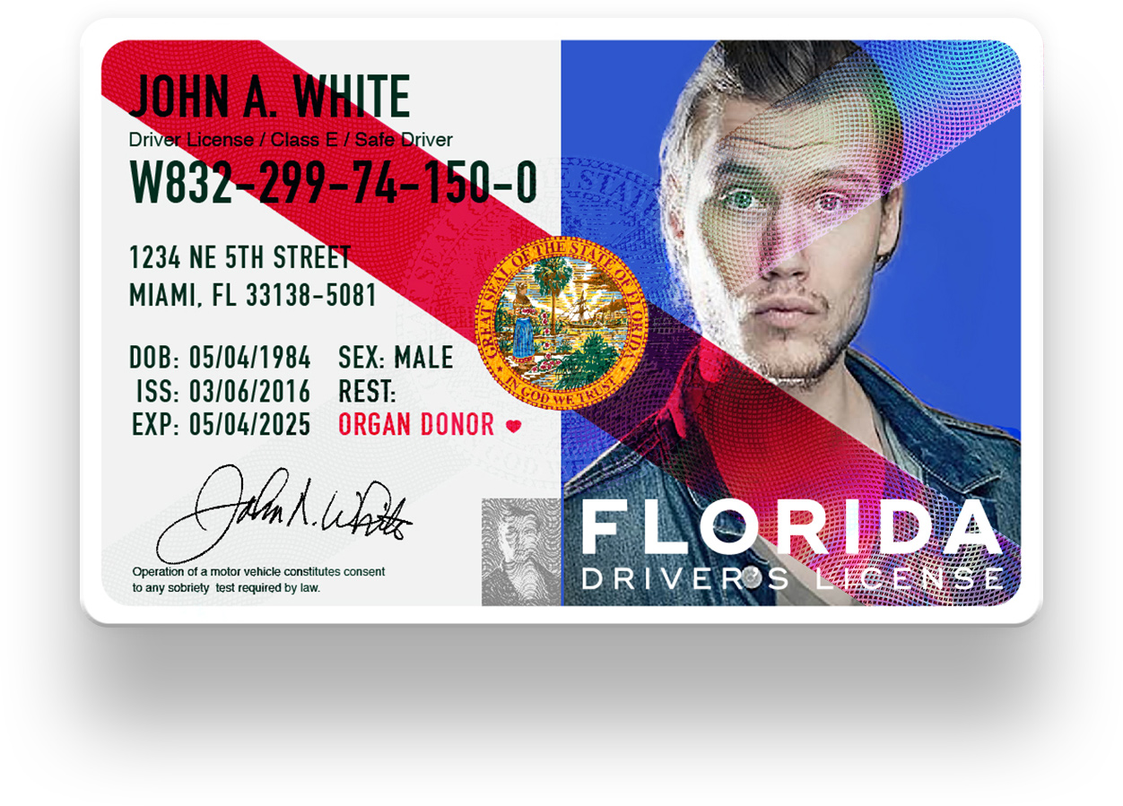 Florida driver licenses to get new design